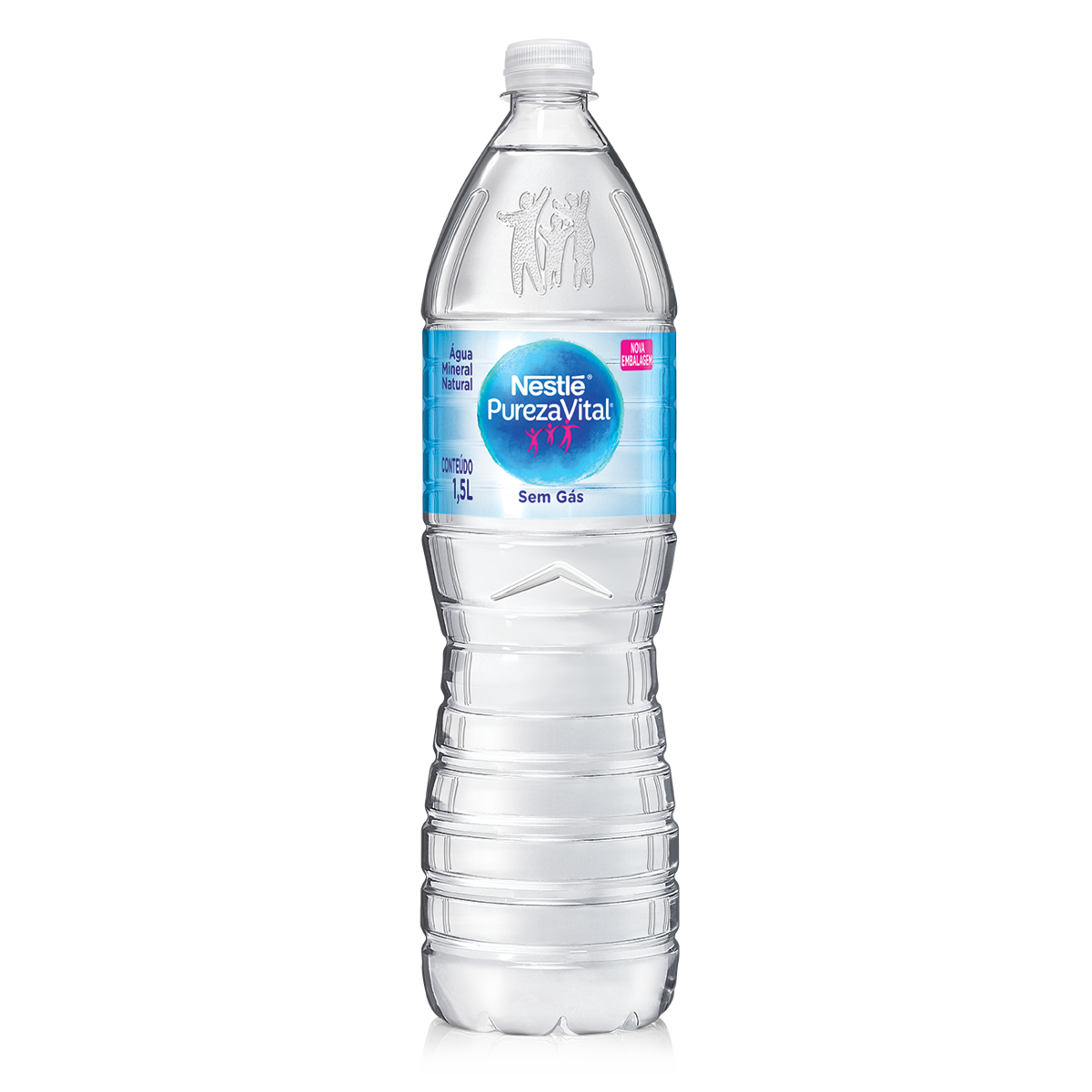 Água Mineral Natural sem Gás Pureza Vital Garrafa 1,5l