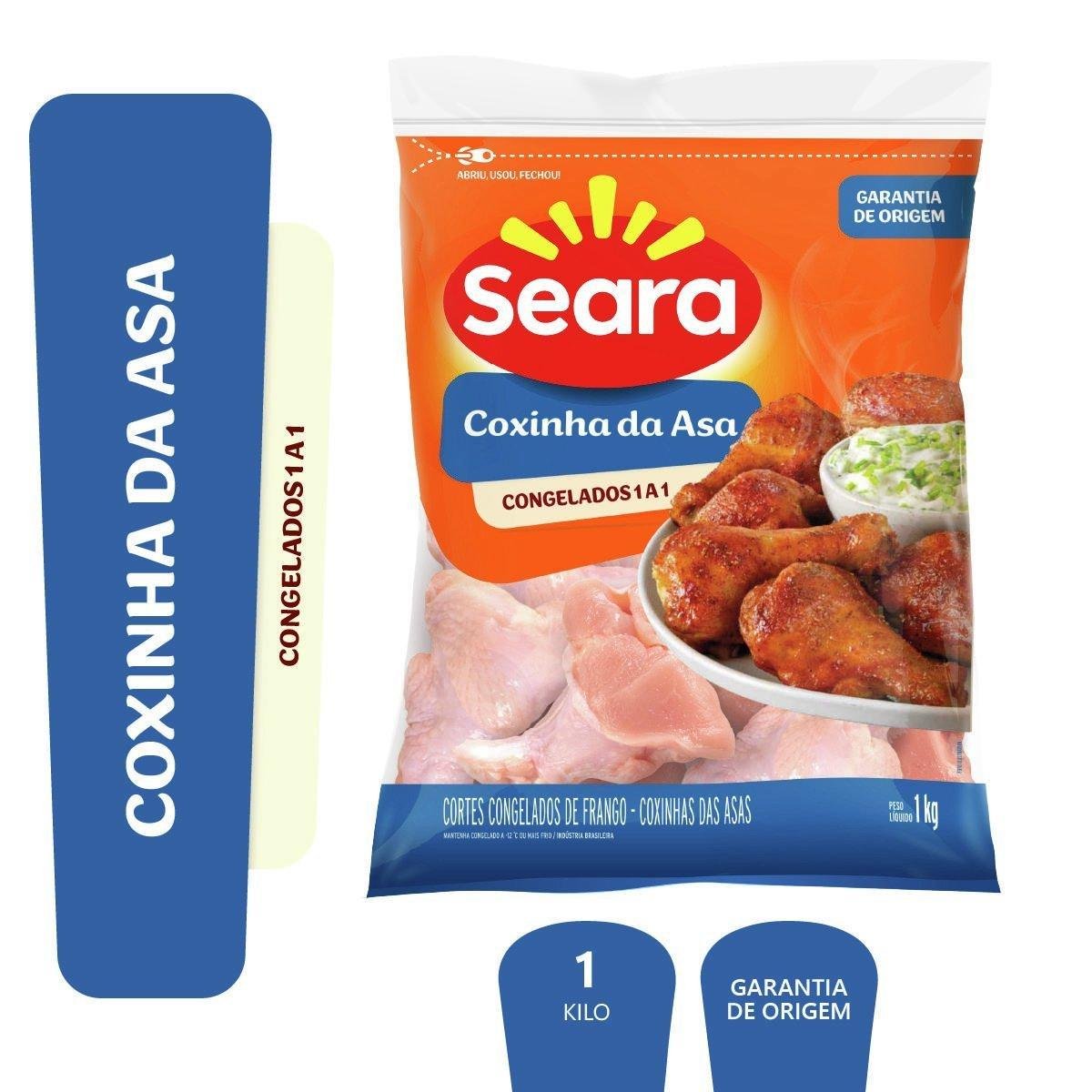 Coxinha da asa Seara IQF 1kg