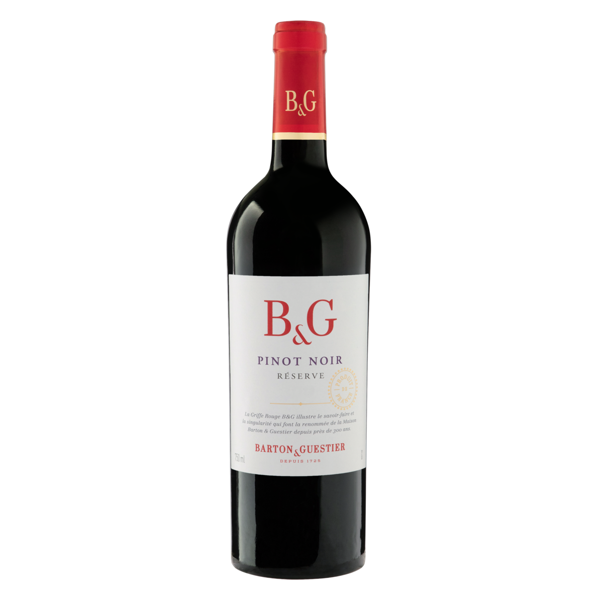 Vinho Francês Tinto B&G Reserve Pinot Noir Garrafa 750ml | Pão De Açúcar