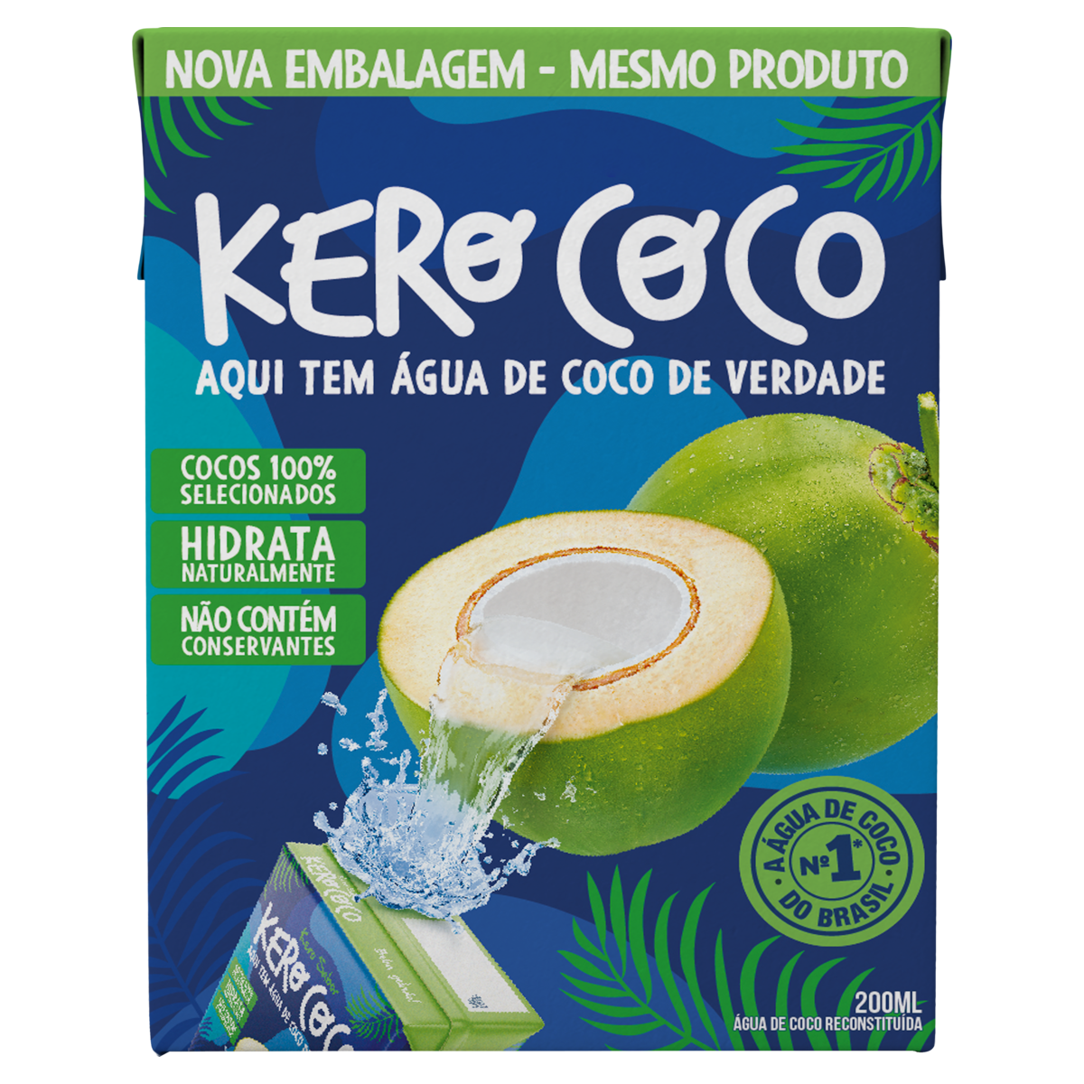 Água De Coco Kero Coco Caixa 200Ml