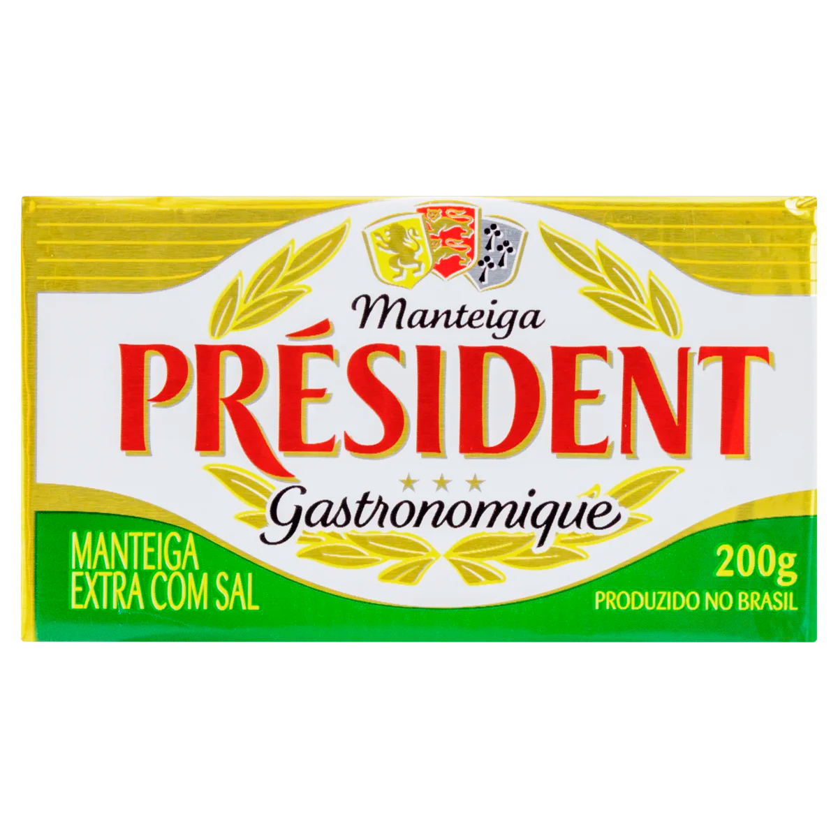 Manteiga Extra com Sal Président Gastronomique 200g
