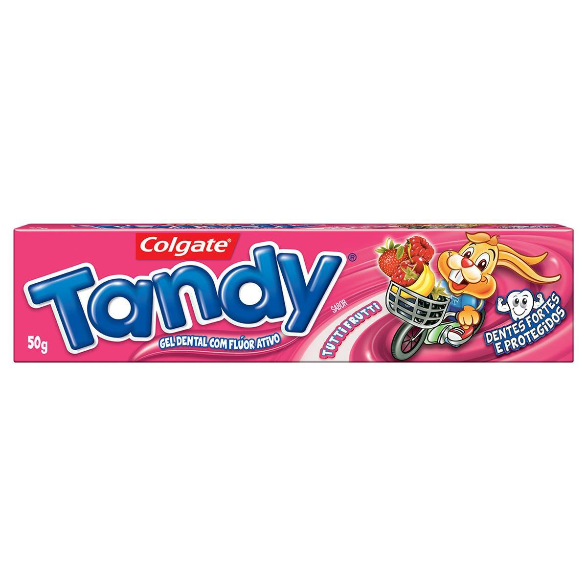 Gel Dental Infantil com Flúor Tutti Frutti Colgate Tandy Caixa 50g