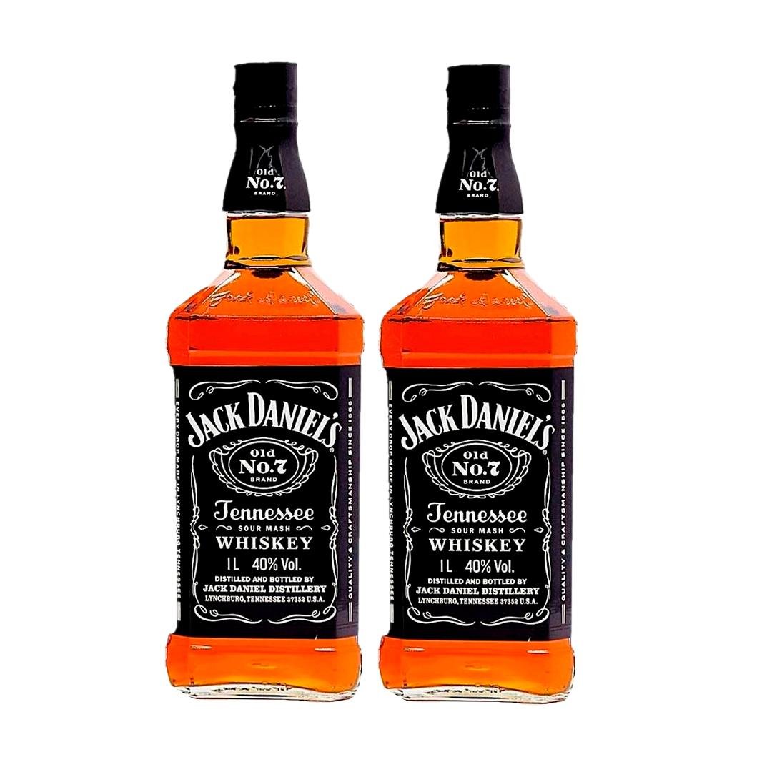 Kit 2 Garrafas Whisky Jack Daniels Tennessee Nº7 1 Litro | Pão de Açúcar