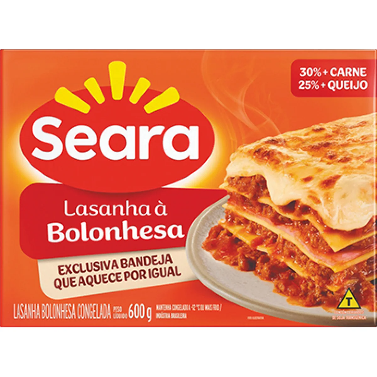 Lasanha Bolonhesa Seara 600g