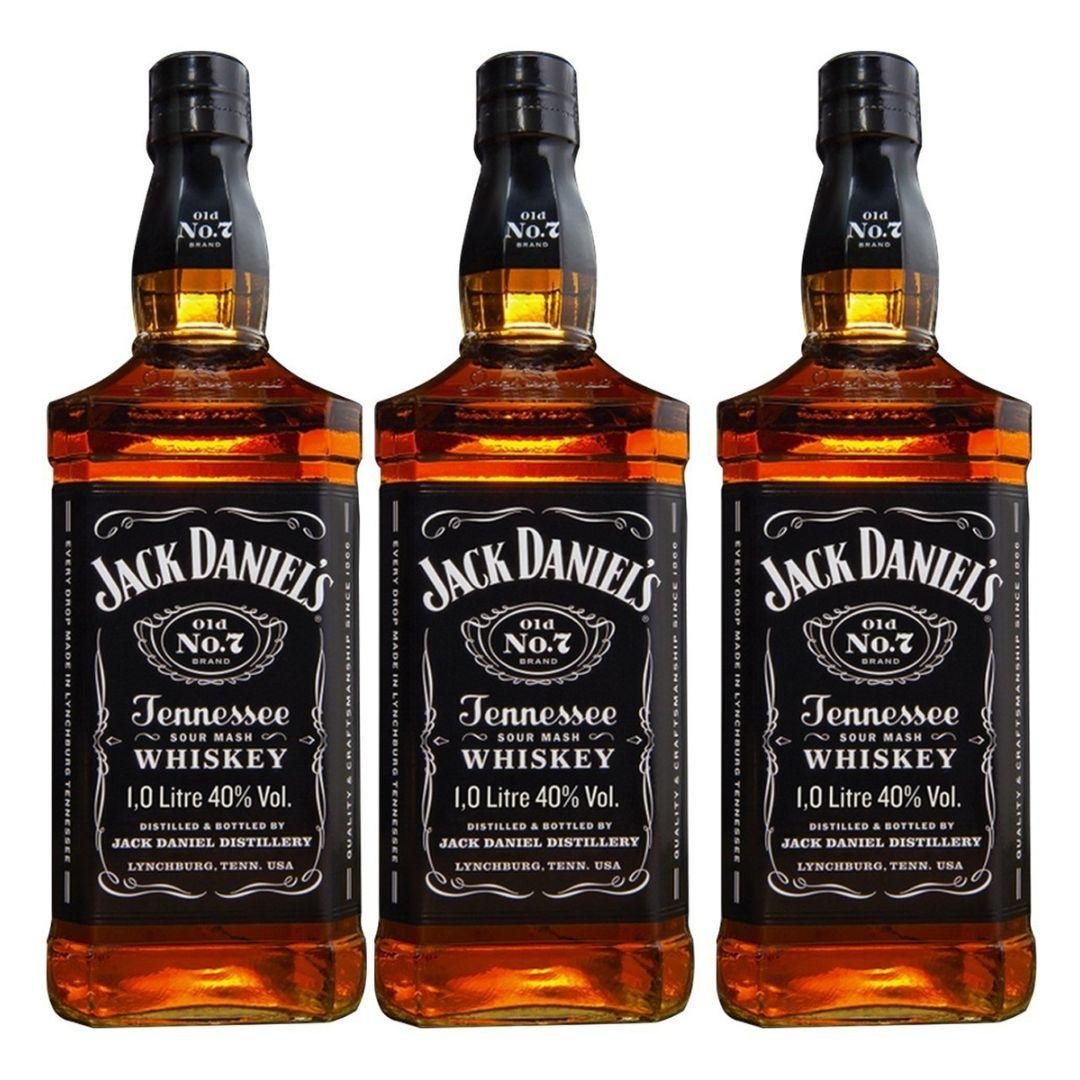 Combo 3 X Jack Daniels Tradicional 1000ml Pão de Açúcar