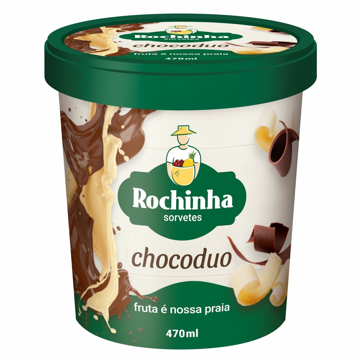 Sorvete Chocorango Turma da Mônica Kibon Pote 800ml