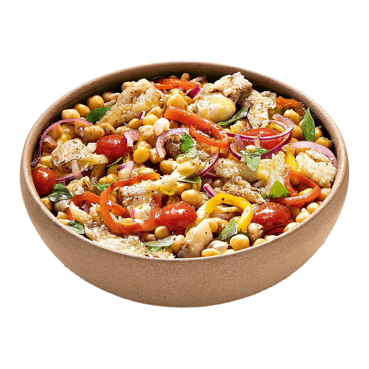 Salada de Grão de Bico com Bacalhau 400G