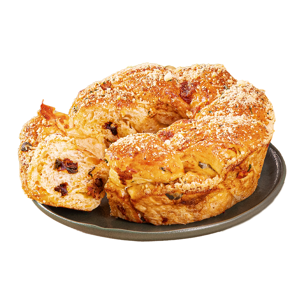 Rosca de Rúcula com Tomate Seco e Queijo 300G