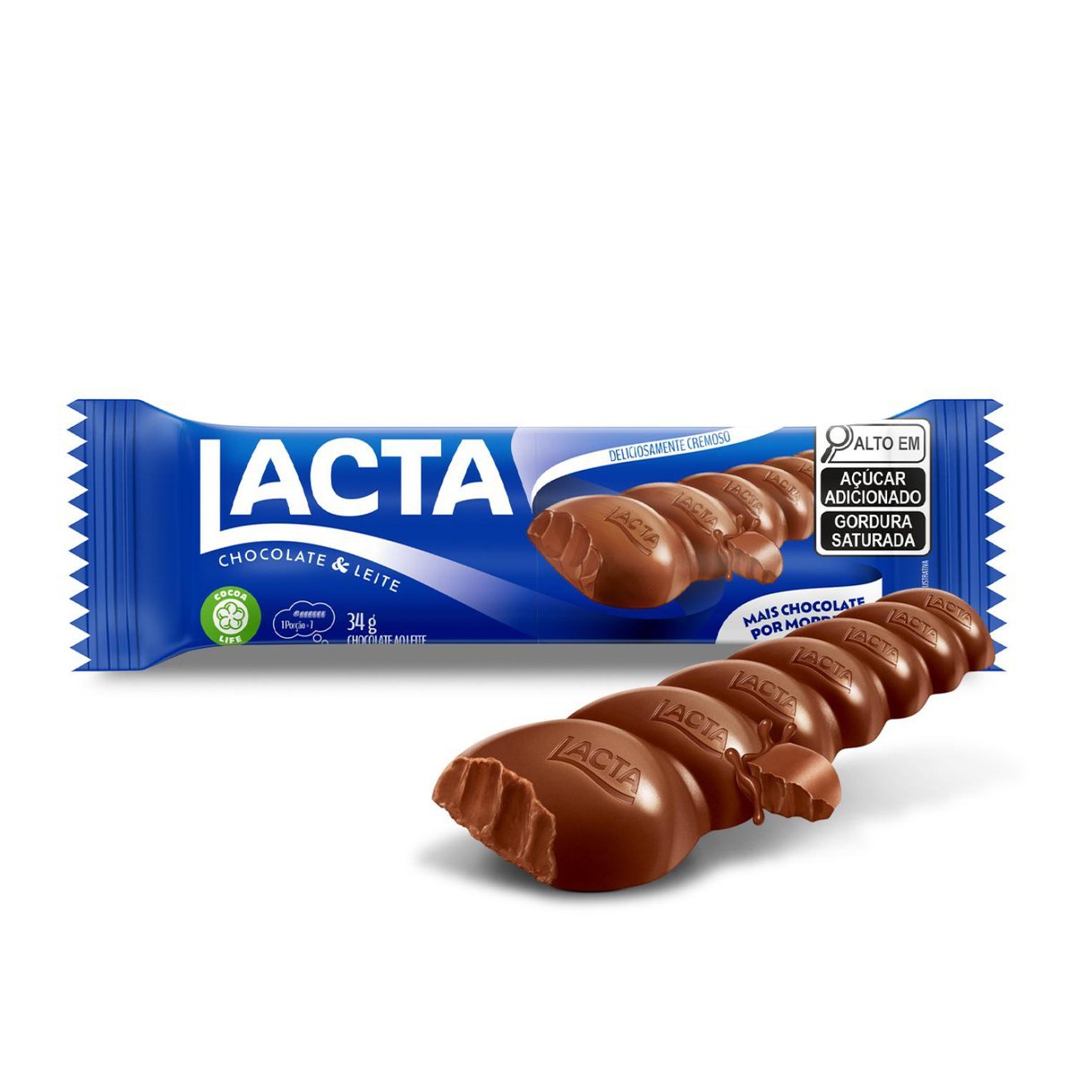 Tablete Chocolate Ao Leite 34g com 12 unidades Lacta - Ameripan  Distribuidora - Os melhores produtos para panificação confeitaria e  sorveteria