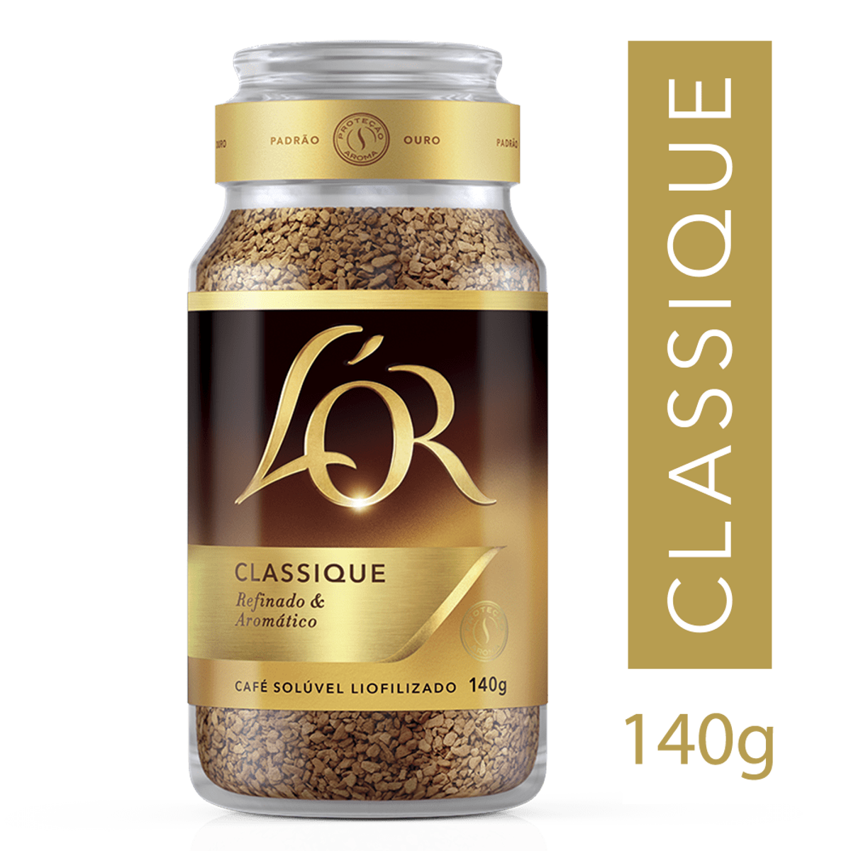 Café L'OR Classique Solúvel Pote De Vidro 140g | Pão de Açúcar