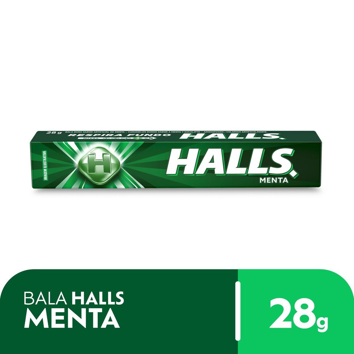Halls Menthol 28g – Kiosk Brazil