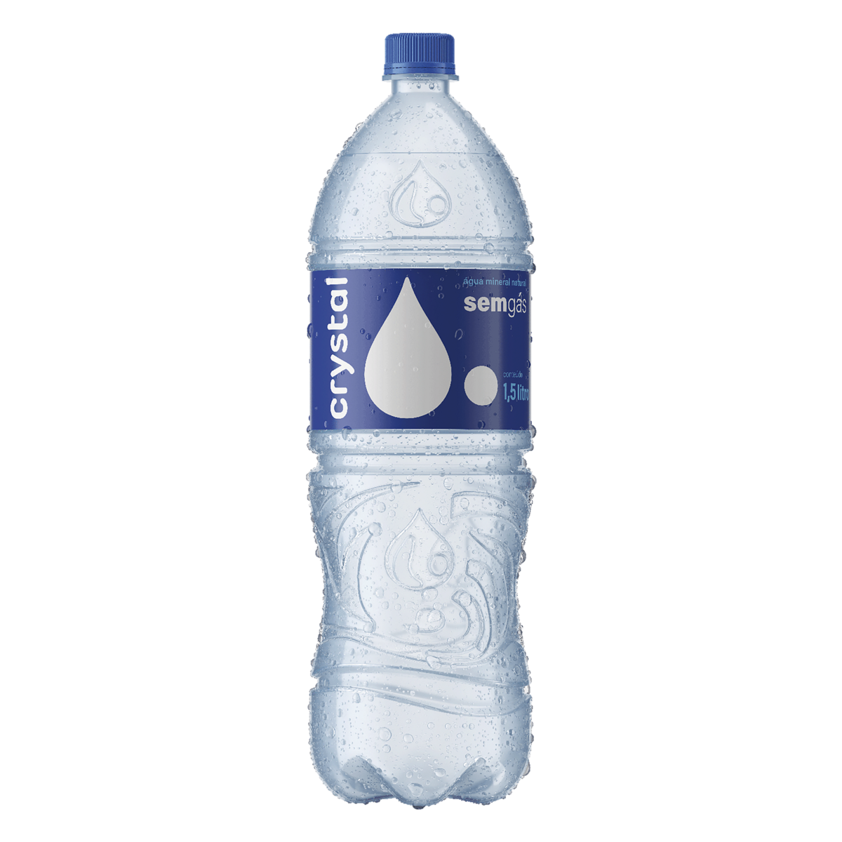 Água Mineral Natural sem Gás Crystal Garrafa 1,5l