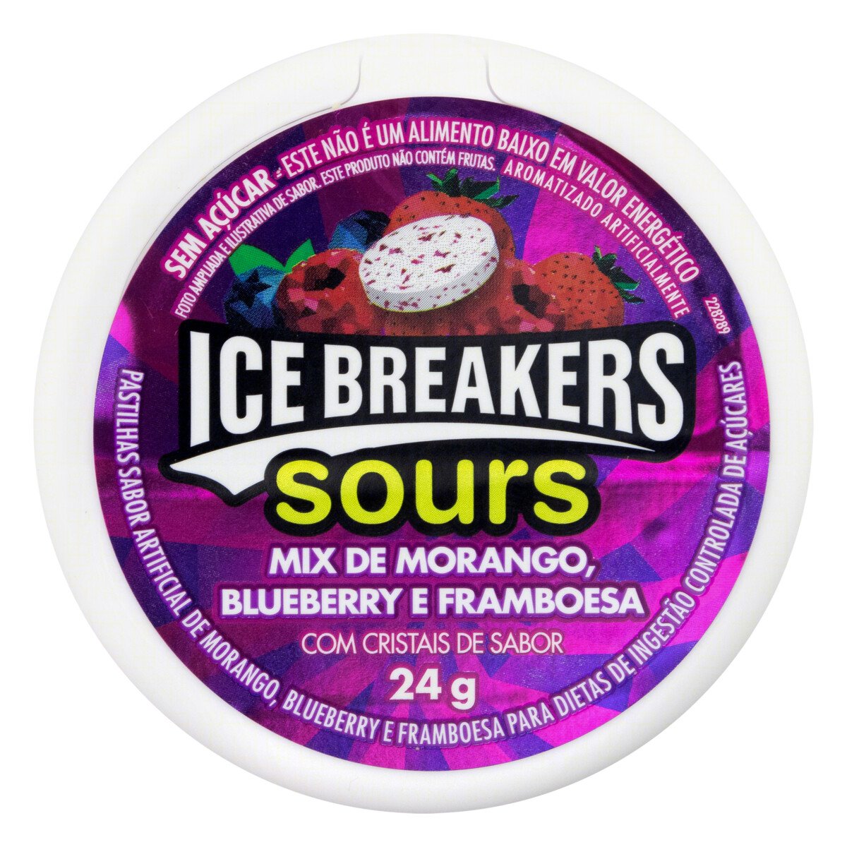 Ice Breakers Mints Sours 24g Pão de Açúcar