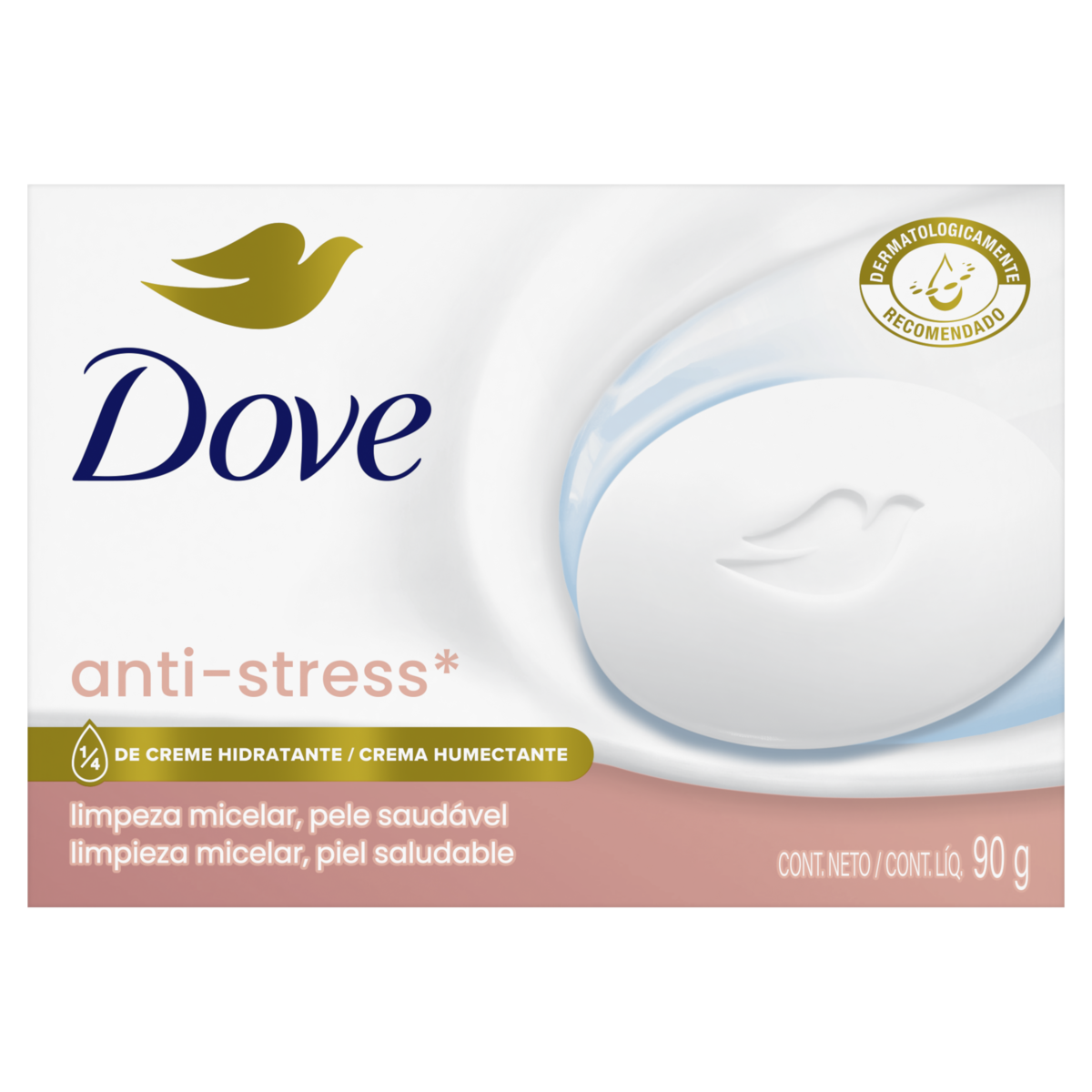 Sabonete Barra Anti-Stress Micelar Dove Caixa 90g