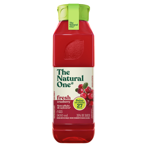 Natural One Bebida Mista de Fresh Cranberry com Suco de Maçã e Yacon sem Adição de Açúcar