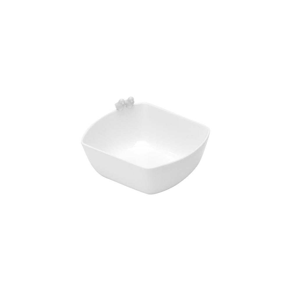 Runder Blumentopf „Coubi“ Aus Kunststoff – Weiß, 15,5 X 15,5 X 14,2 Cm, Für Drinnen & Draußen