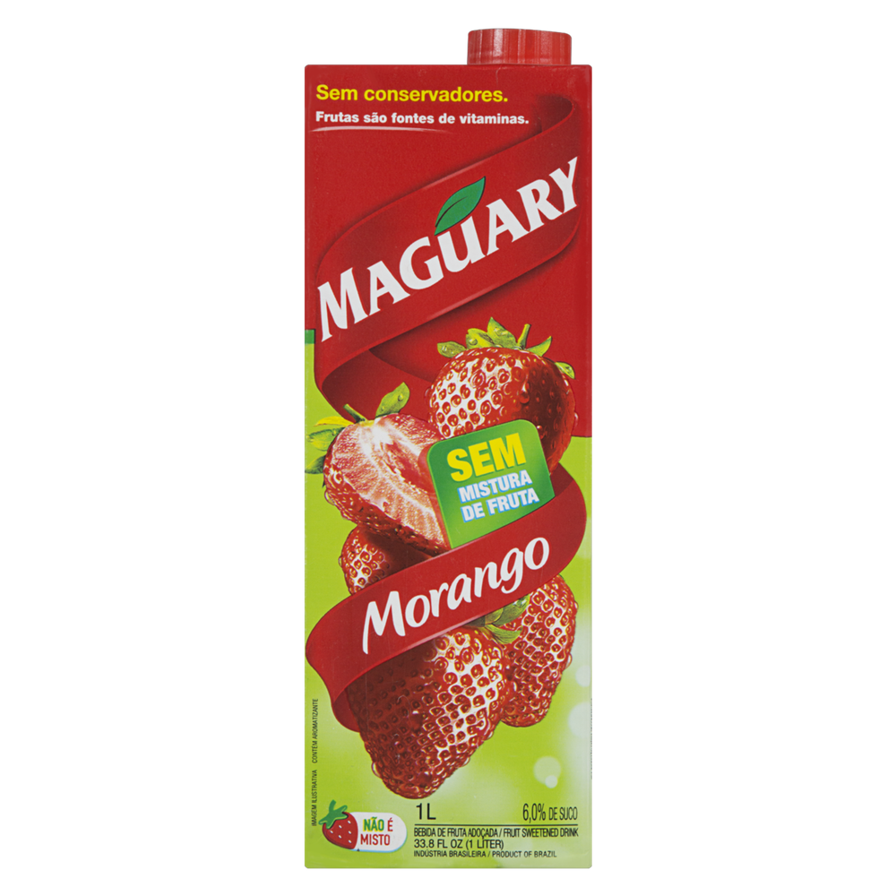 Maguary Bebida Adoçada Morango