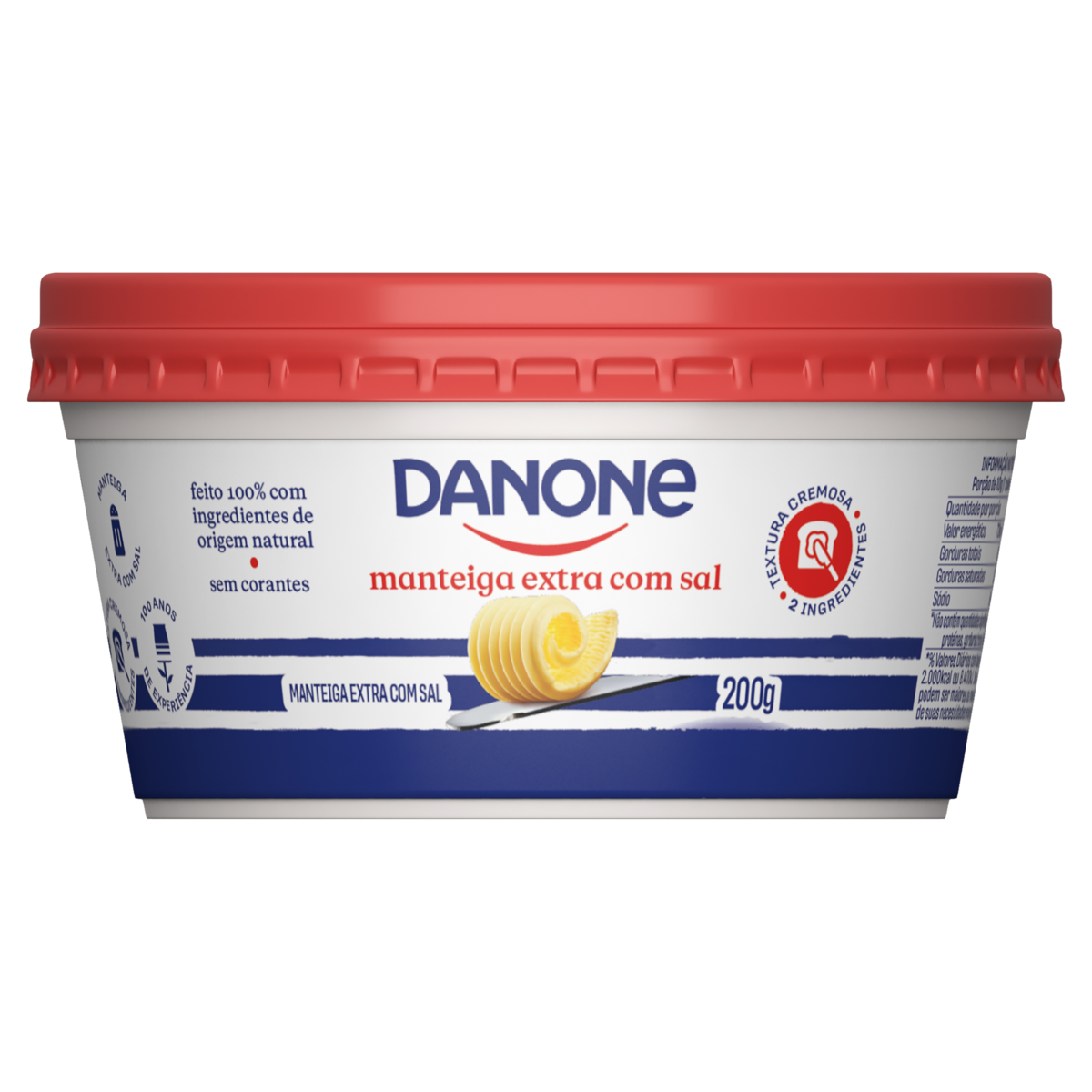 Manteiga Extra com Sal Danone Pote 200g