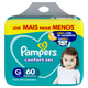 Fralda Descartável Pampers Confort Sec Tamanho G 60 Unidades