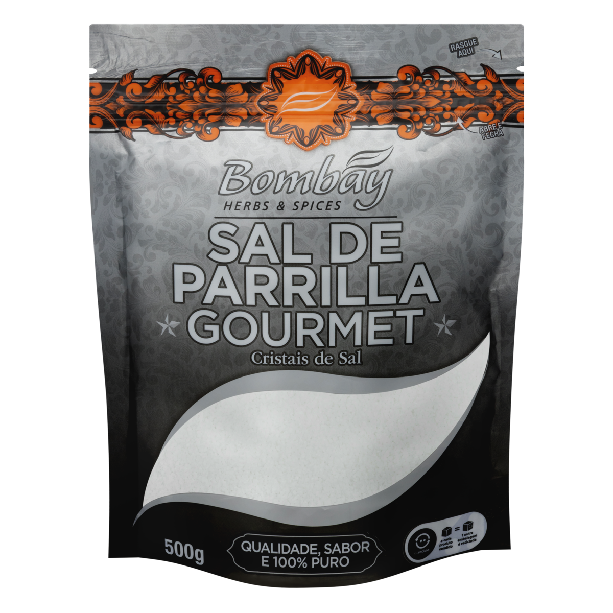 Sal de Parrilla Bombay Herbs e Spices Gourmet Pouch 500g