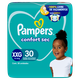 Fralda Descartável Infantil Pampers Confort Sec XXG Pacote 30 Unidades