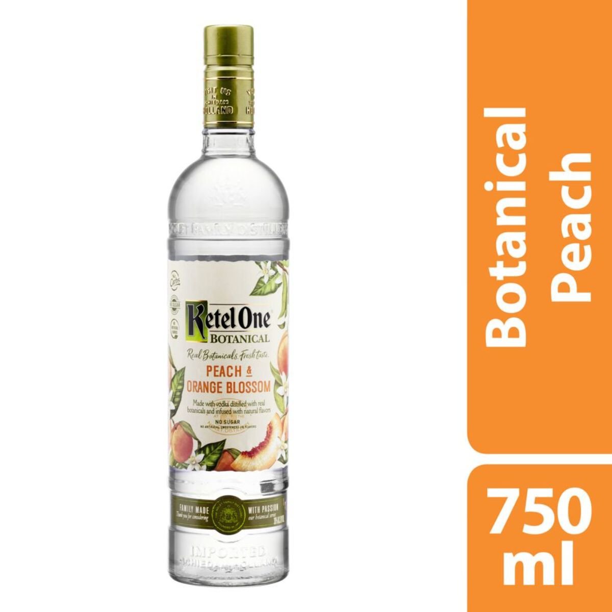 Vodka Ketel One Botanical Peach & Orange Blossom 750ml Pão de Açúcar