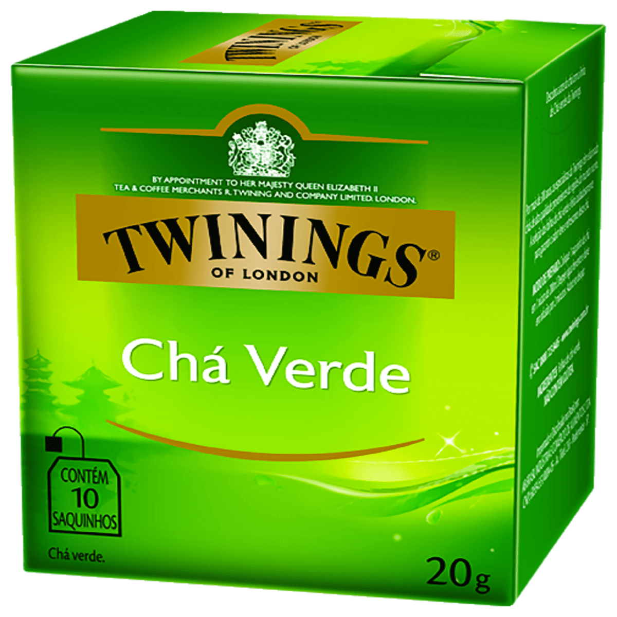 Chá Verde Pure Ahmad Tea London 10 Unidades de 20g