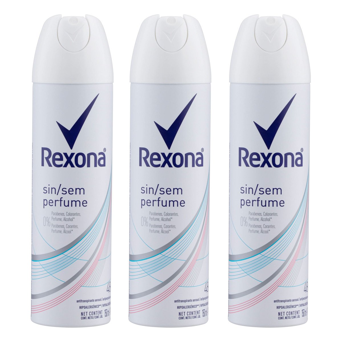 Desodorante Antitranspirante aerosol Rexona Clinical sem perfume