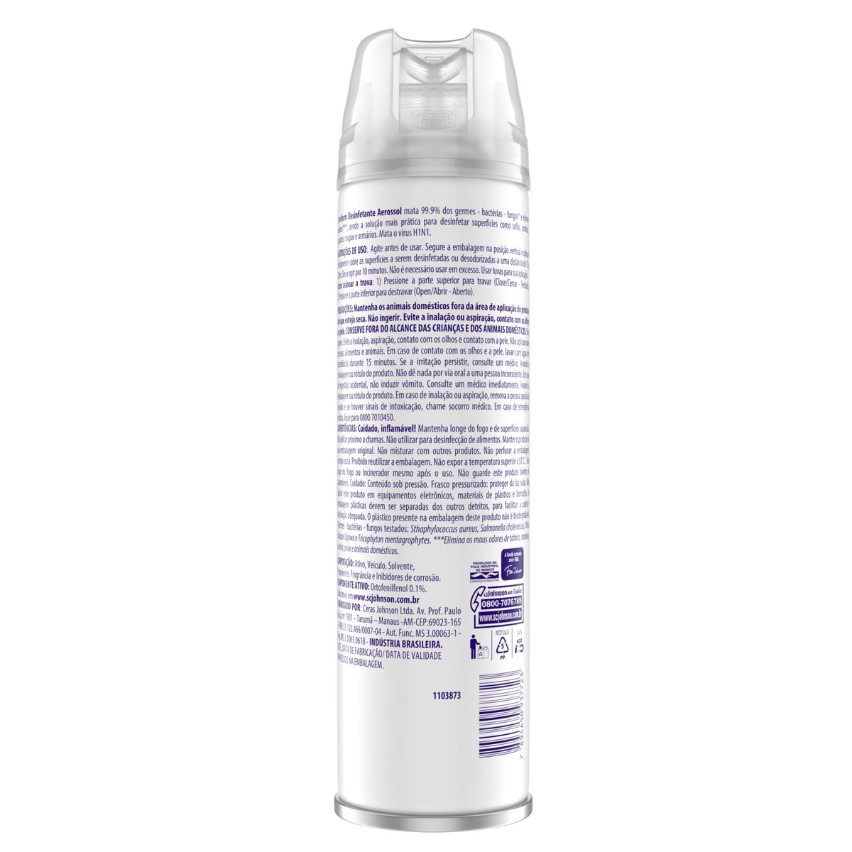 Desinfetante LYSOFORM Aerossol Original 360ml