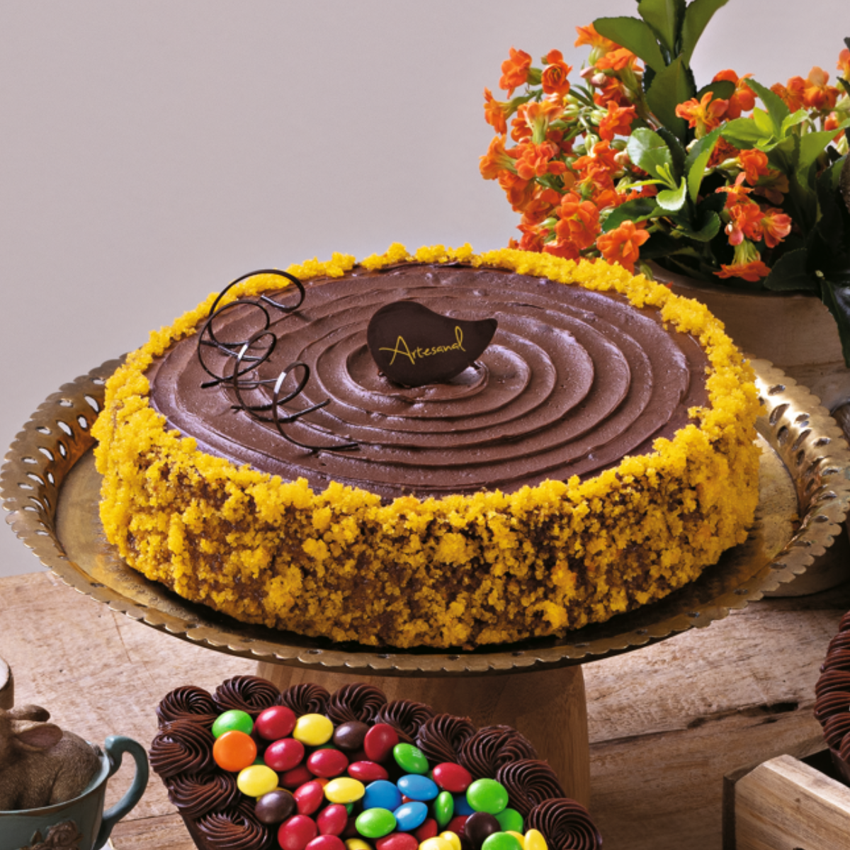 Bolo de Cenoura com Ganache - 1,1 kg