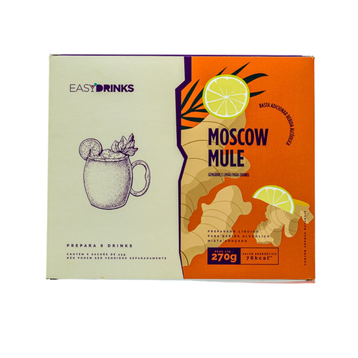 Kit Moscow Mule Espuma+sache De Preparo Com 1 Caneca 350ml