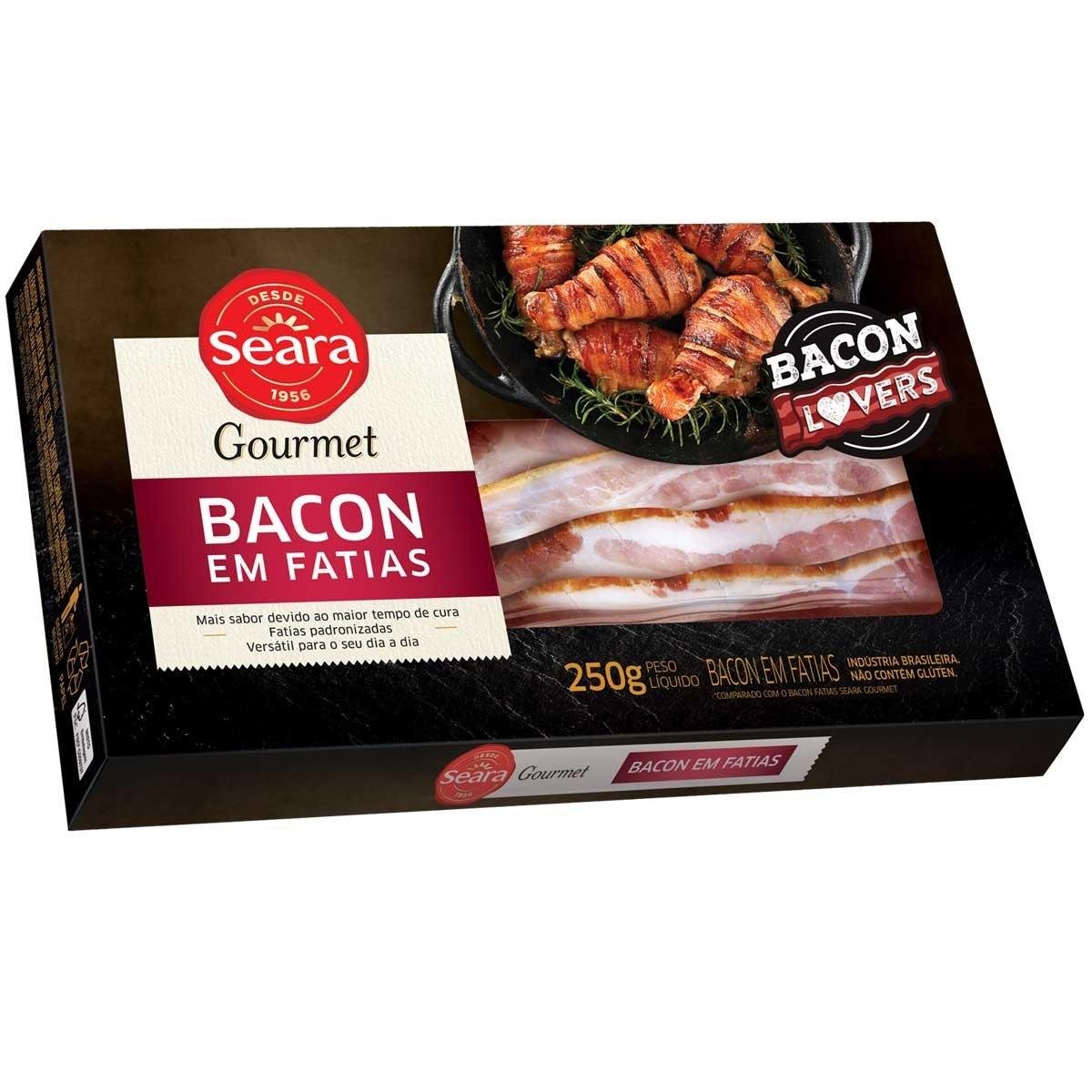 Bacon Em Fatias SEARA Gourmet Caixa 250g