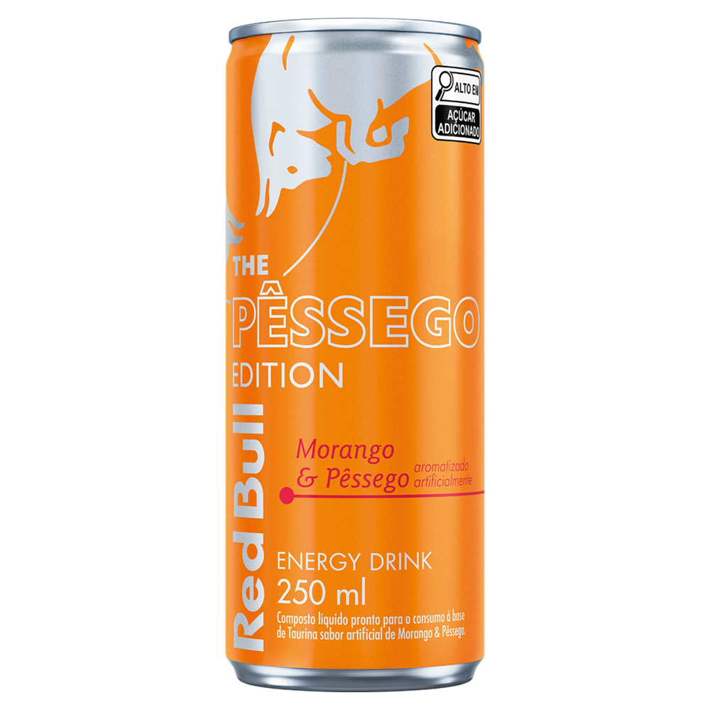 Red Bull Morango e Pêssego