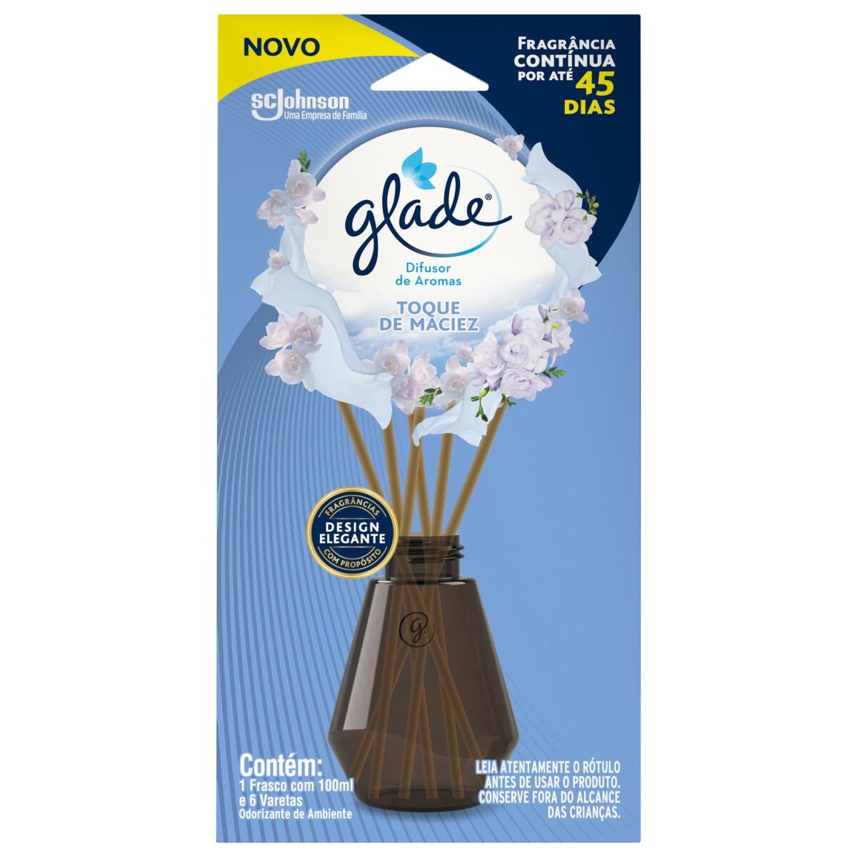 Difusor de Aromas Toque de Maciez Glade Caixa 100ml