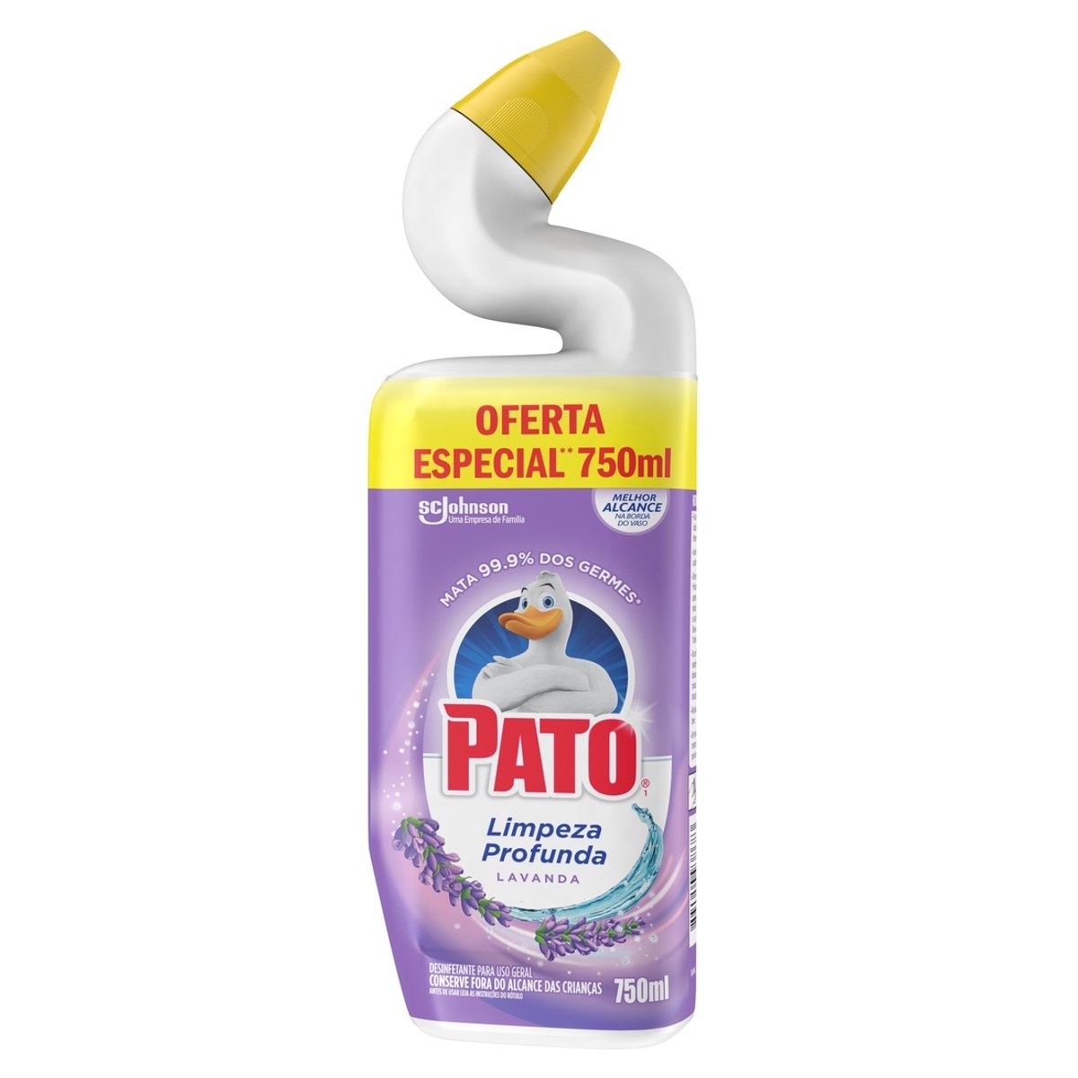 Limpador Sanitário Pato Cloro Gel Lavanda 750ml