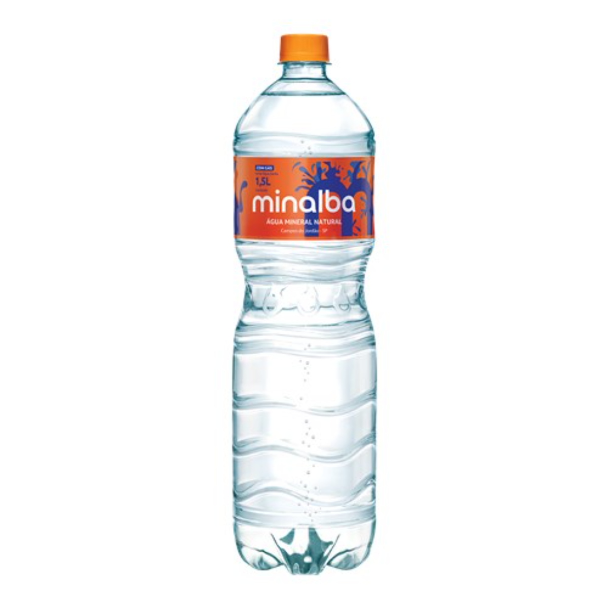Água Mineral Natural com Gás Minalba Garrafa 1,5l