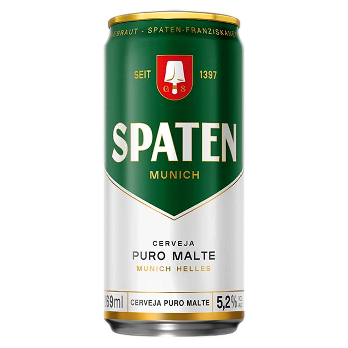 Cerveja Munich Helles Puro Malte Spaten Lata 269ml