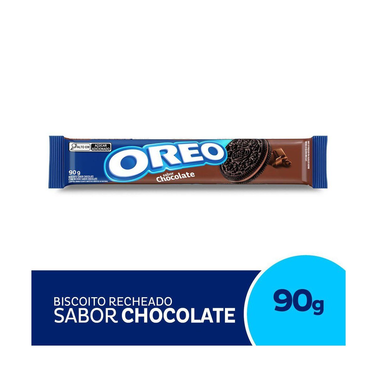 Biscoito Recheado Oreo Chocolate 90g