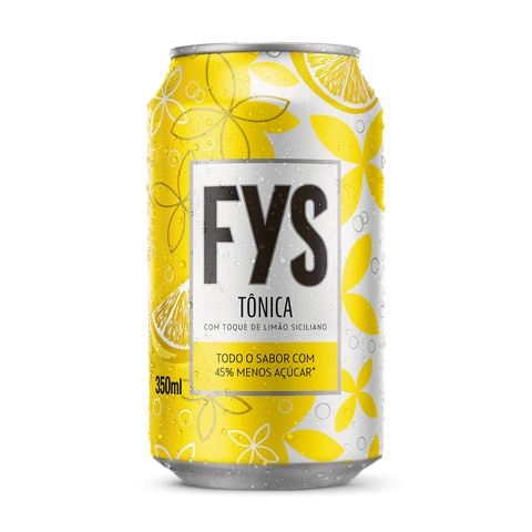 Fys Água Tônica com toque de Limão Siciliano