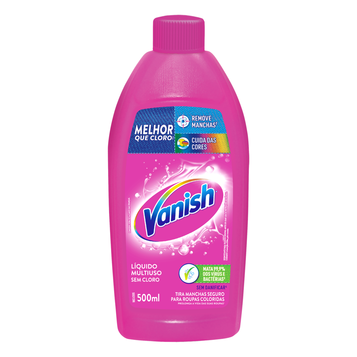 Tira-Manchas Líquido Multiuso Vanish Frasco 500ml