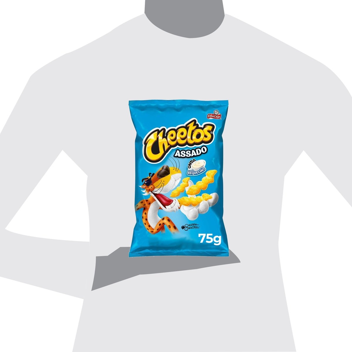 O cheetos azul é o melhor salgadinho que tem