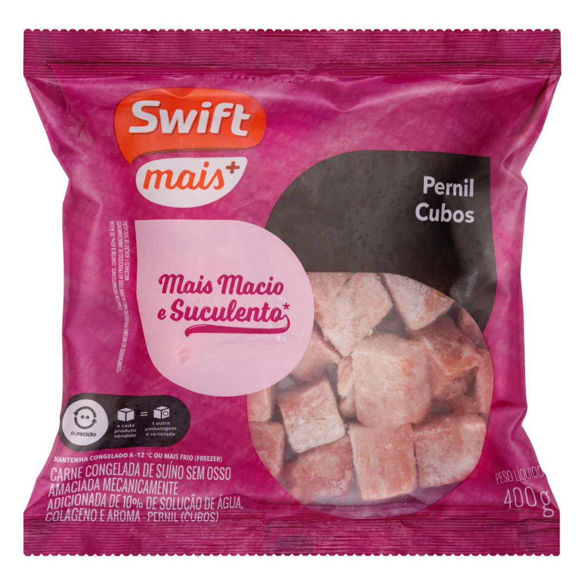 Cubos De Pernil Suino Swift 400g Pão De Açúcar 9218