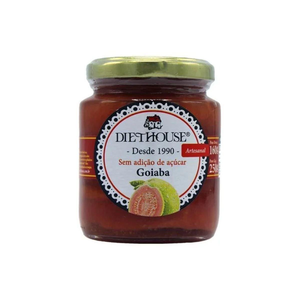 Goiabada Sem Açúcar DIET HOUSE Pote 250g