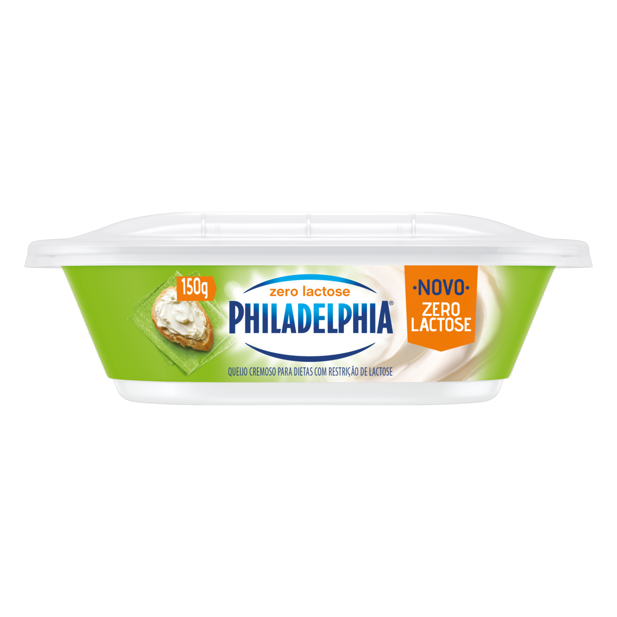 Queijo Cremoso Zero Lactose Philadelphia Pote 150g