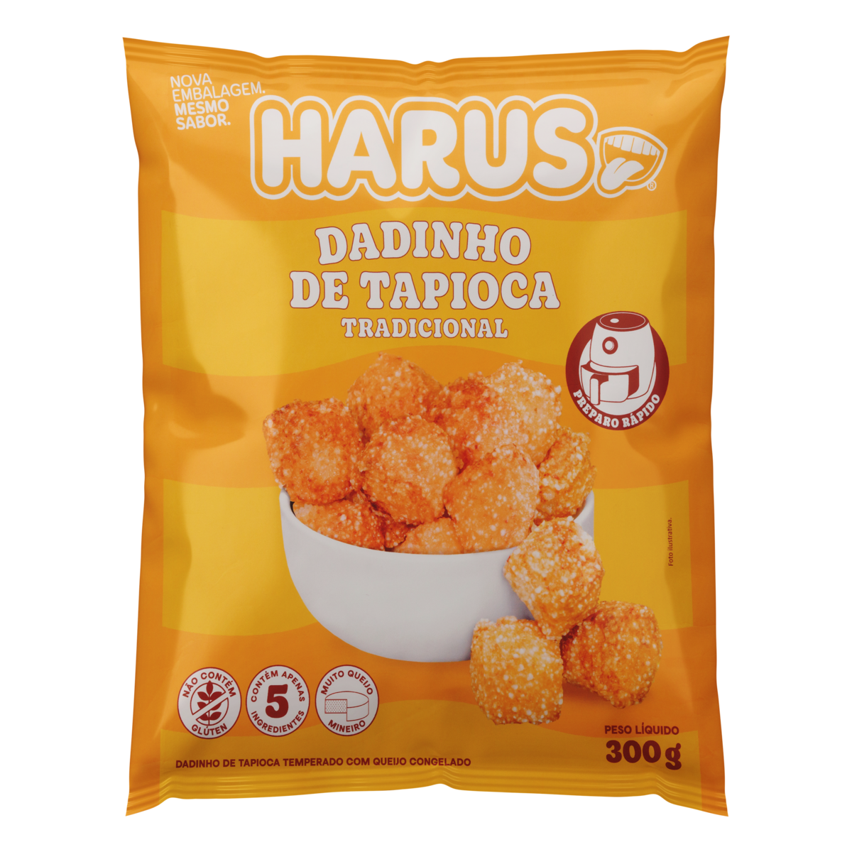 Dadinho de Tapioca Harus 300g