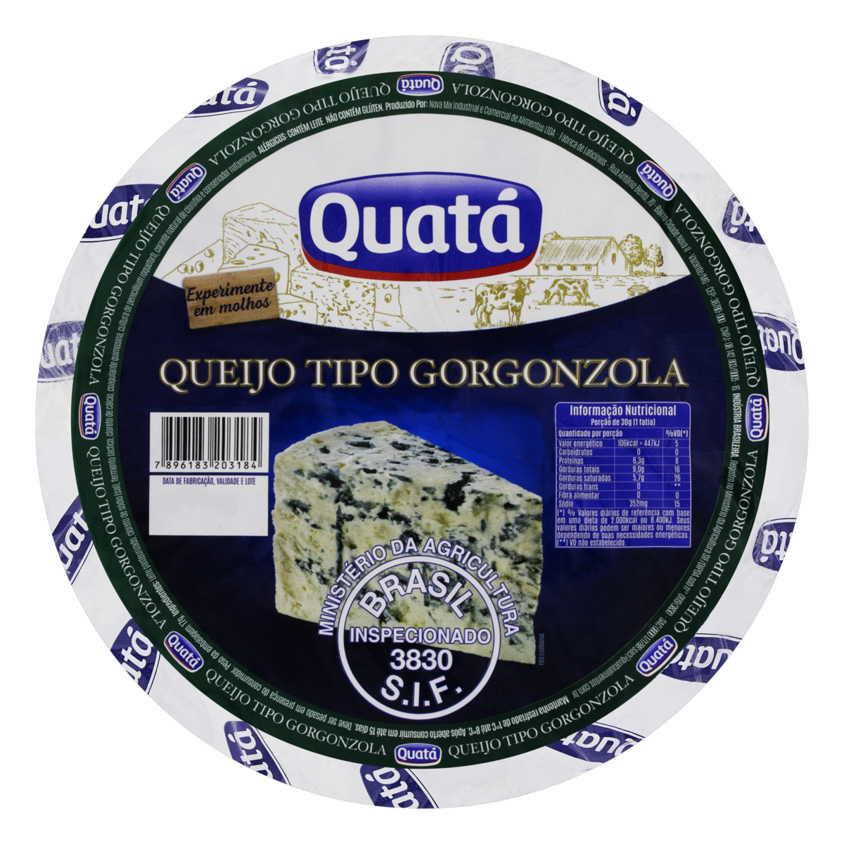 Queijo Gorgonzola Bergader 100g