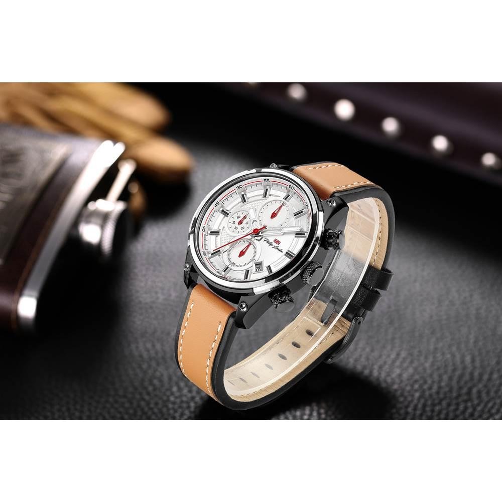 Relógio Philiph London Masculino Ref: Pl80296612m Si N Cronógrafo Black |  Pão de Açúcar