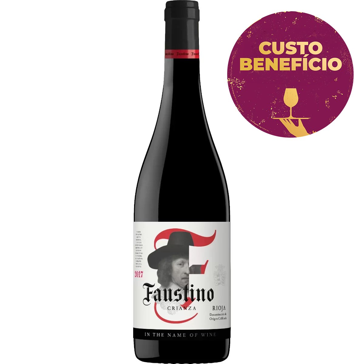 Vinho Espanhol Tinto Faustino Crianza 750ml