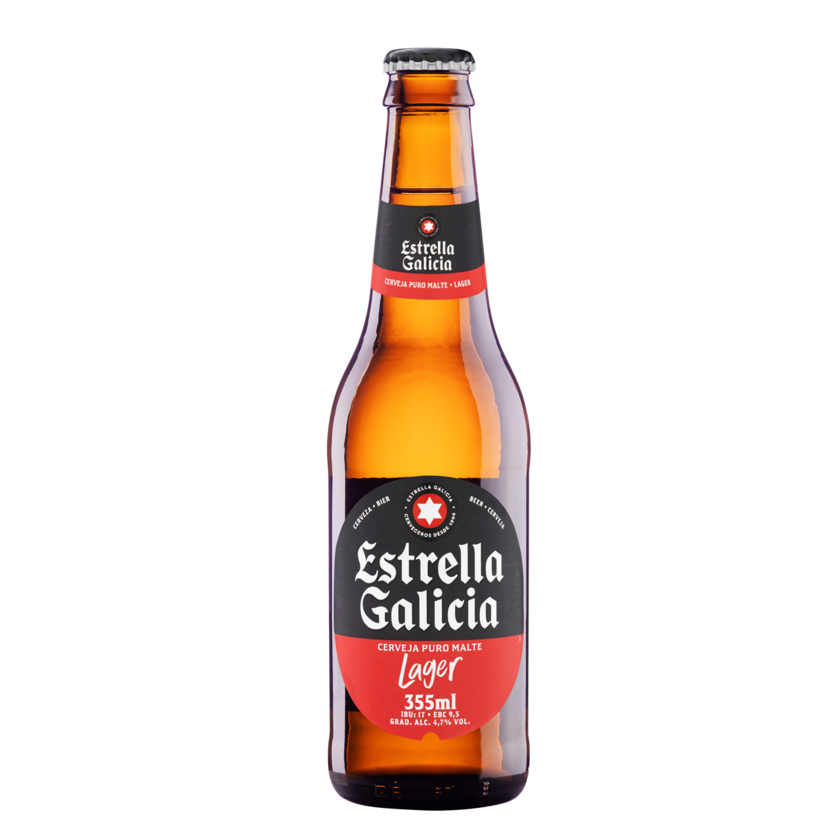 Cerveja Lager Heineken Premium Garrafa 600ml