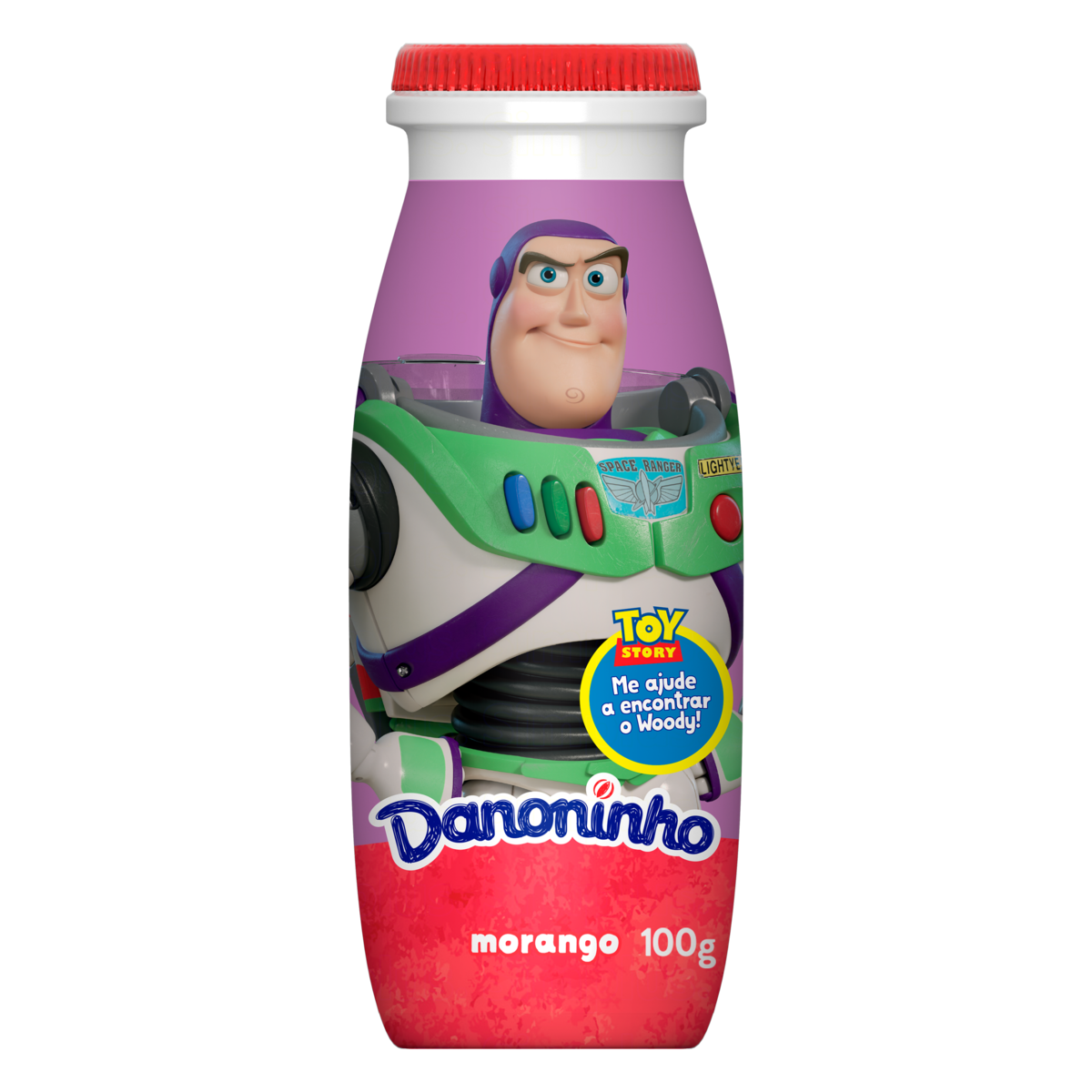 Iogurte Morango Disney Danoninho Frasco 100g